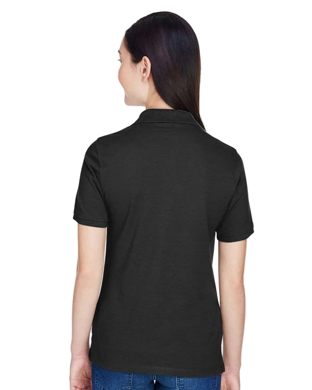 Harriton Womens Easy Blend Polo | Embroidery