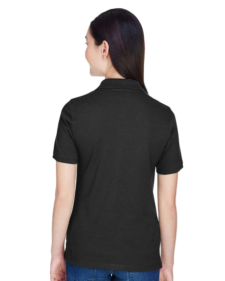 Harriton Womens Easy Blend Polo | Embroidery