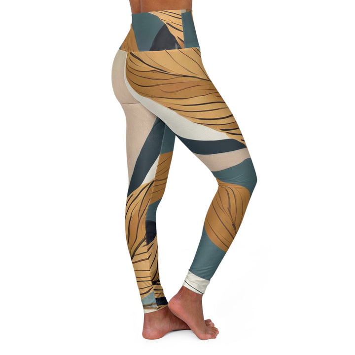 Womens High-waist Fitness Legging Yoga Pants - Boho Style Print - Womens