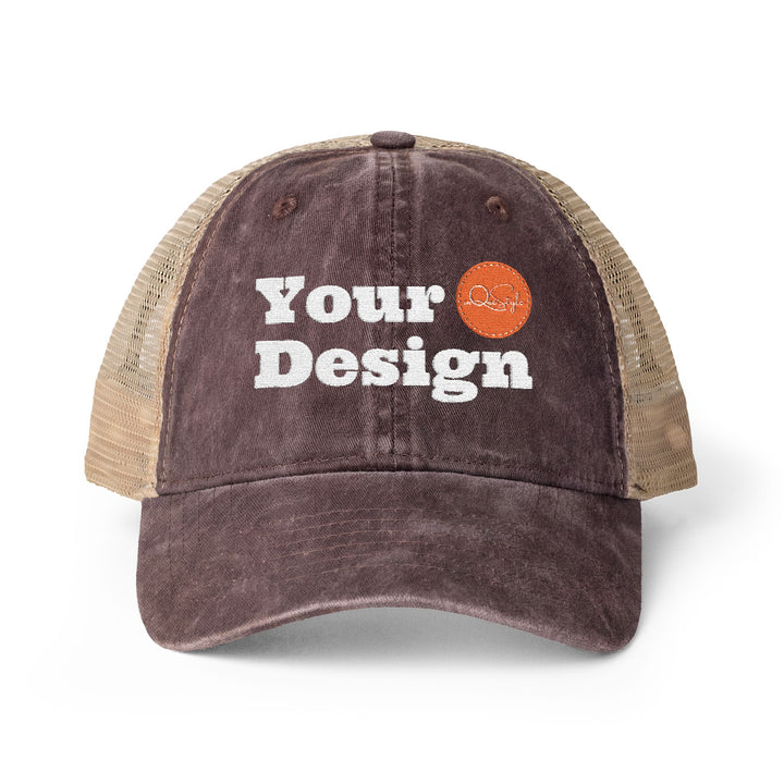 Womens Mesh-Back Embroidered Cap
