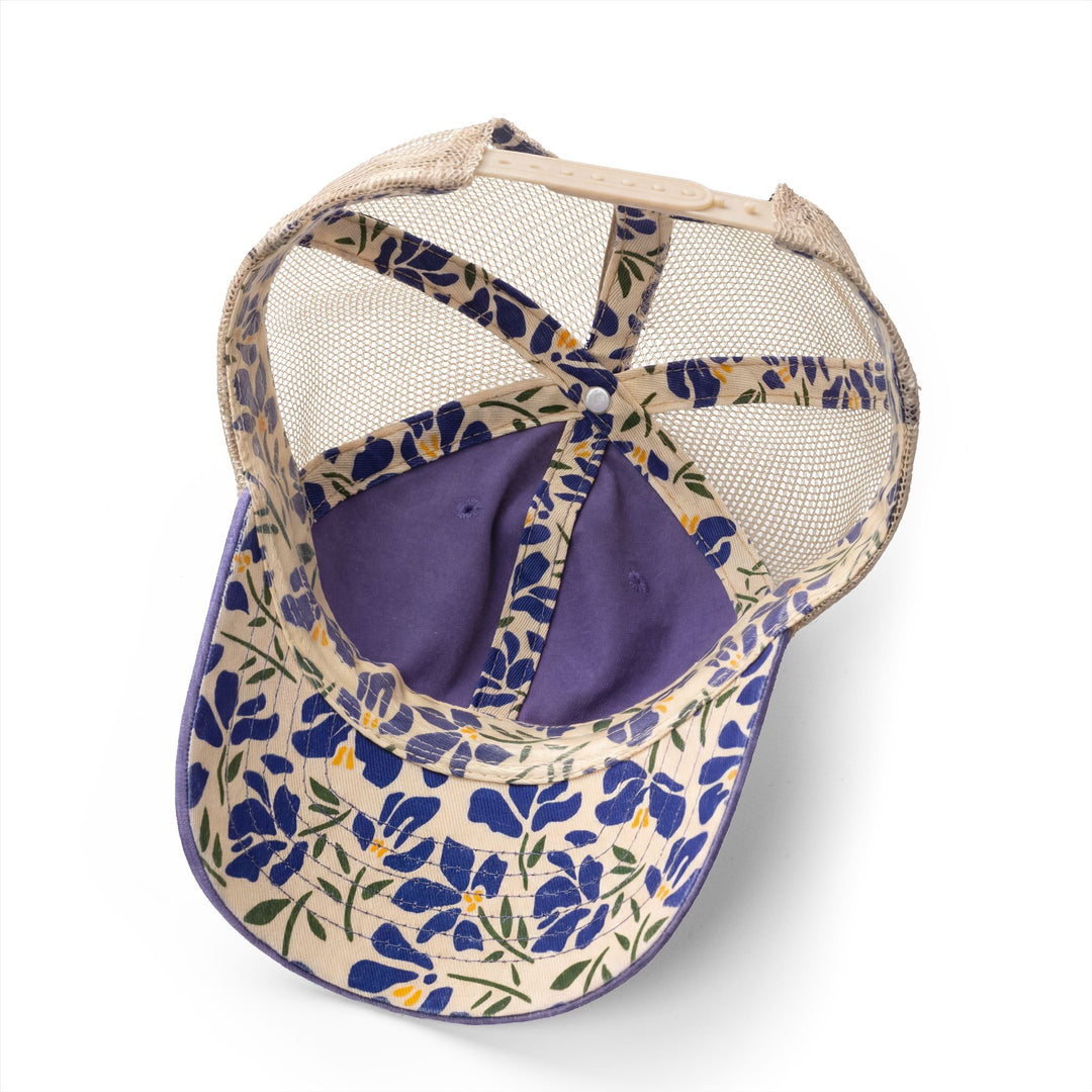 Womens Mesh-Back Embroidered Cap