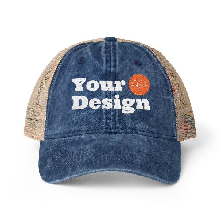 Womens Mesh-Back Embroidered Cap
