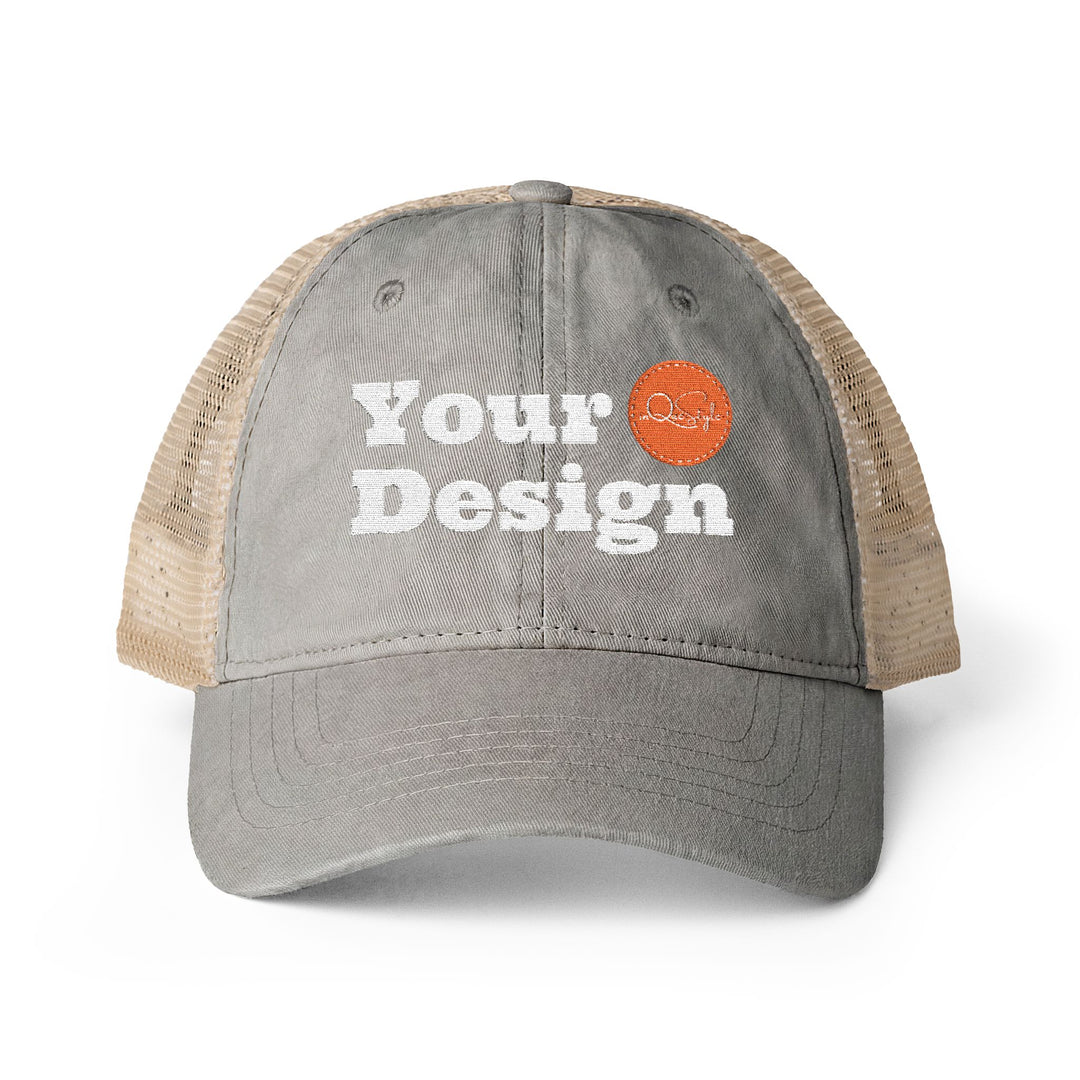 Womens Mesh-Back Embroidered Cap