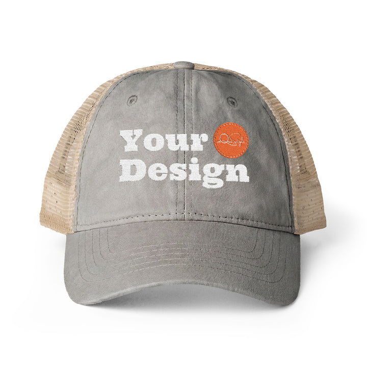 Womens Mesh-Back Embroidered Cap