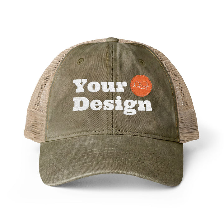 Womens Mesh-Back Embroidered Cap