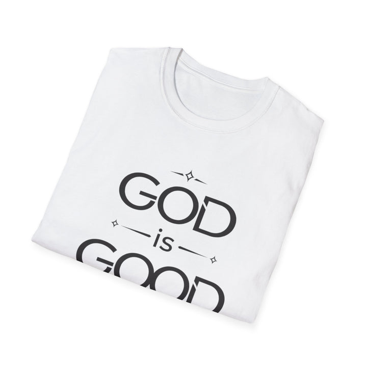 Mens Graphic T-Shirt - God Is Good - Inspirational Tee