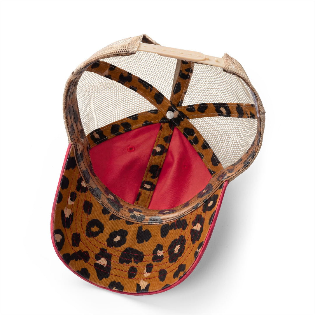 Womens Mesh-Back Embroidered Cap