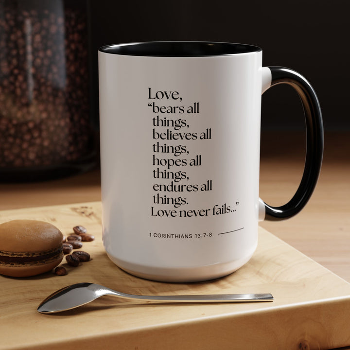 Ceramic Gift Mug - Love Never Fails