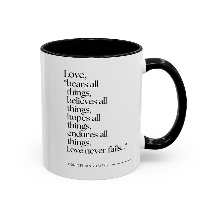 Ceramic Gift Mug - Love Never Fails