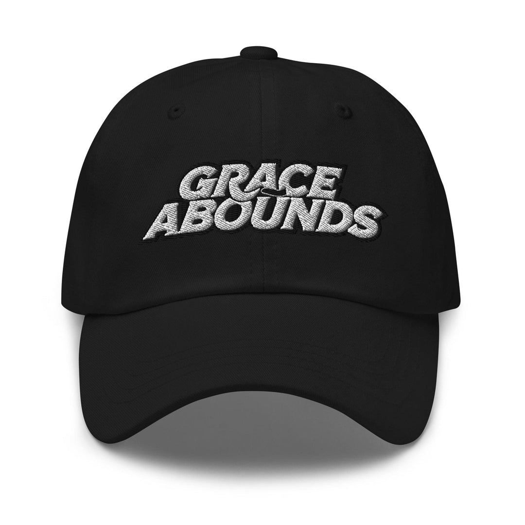 3d Puff Embroidered Adjustable Baseball Cap Grace Abounds - Unisex | Baseball