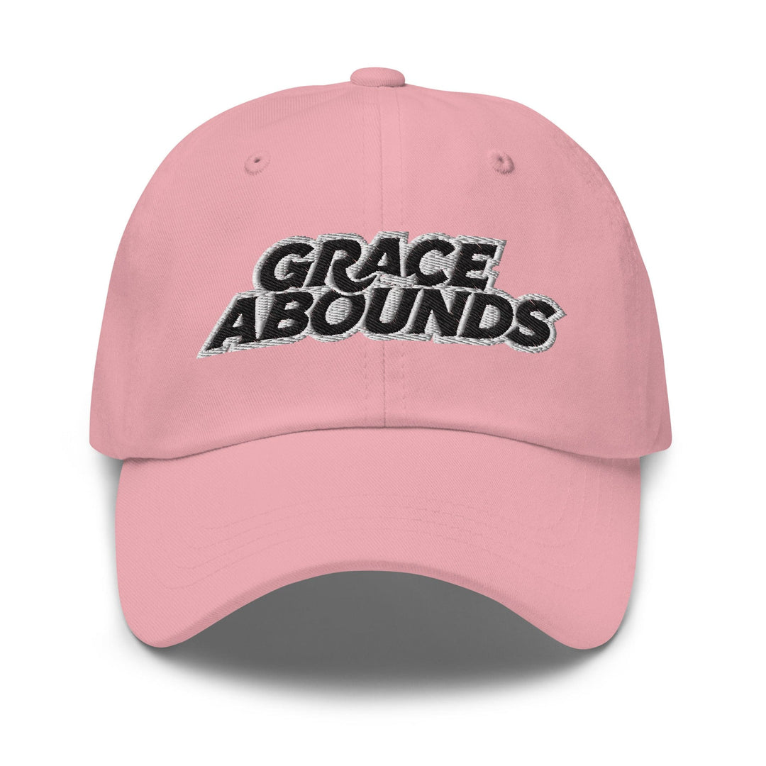 3d Puff Embroidered Adjustable Baseball Cap Grace Abounds - Unisex | Baseball