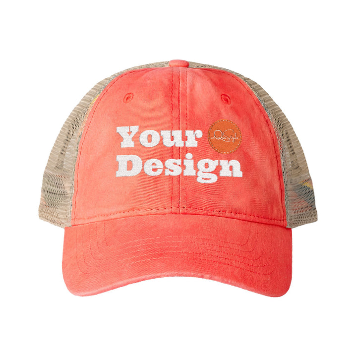 Womens Mesh-Back Embroidered Cap