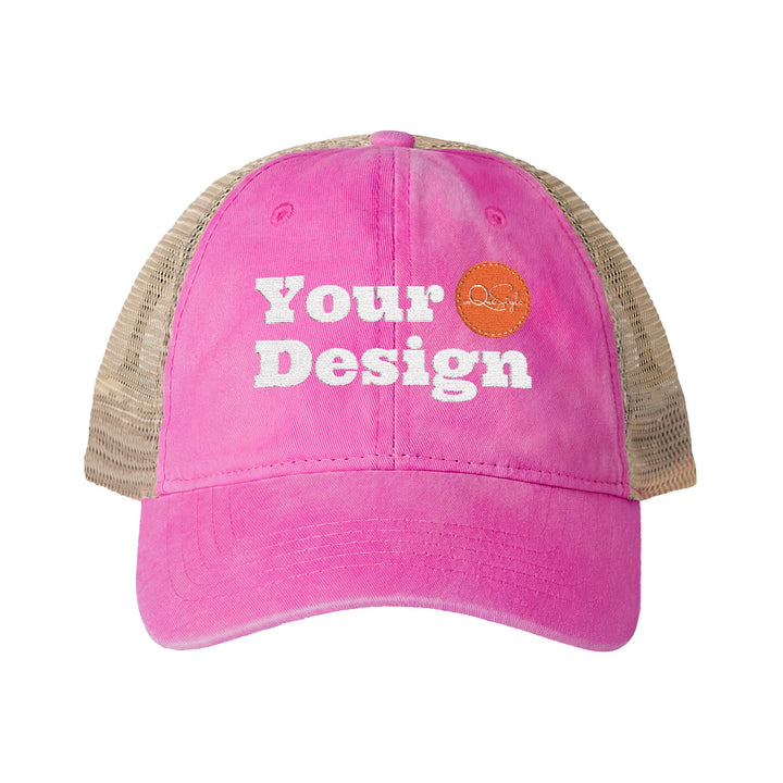 Womens Mesh-Back Embroidered Cap