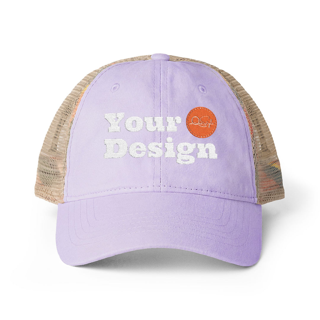 Womens Mesh-Back Embroidered Cap