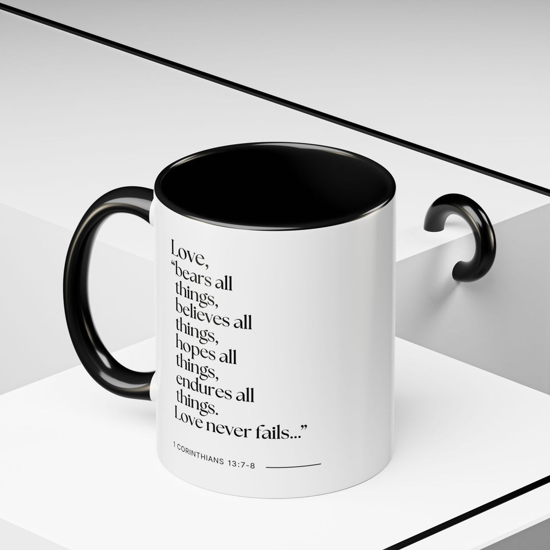 Ceramic Gift Mug - Love Never Fails