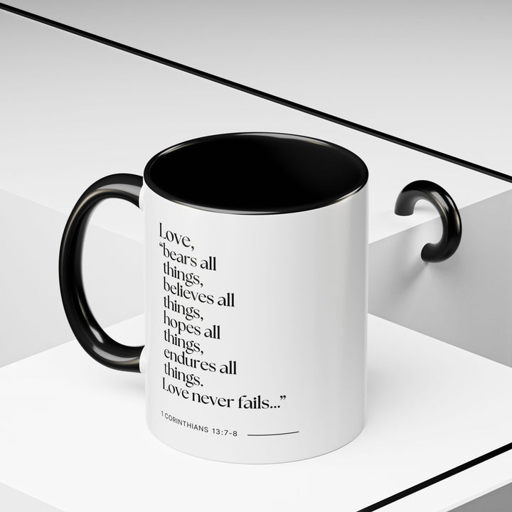 Ceramic Gift Mug - Love Never Fails