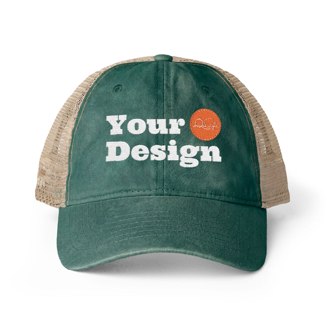 Womens Mesh-Back Embroidered Cap