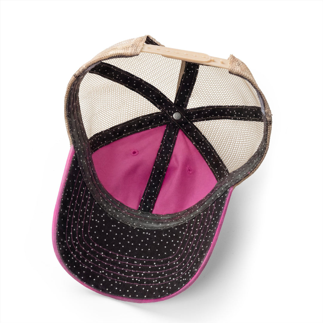 Womens Mesh-Back Embroidered Cap