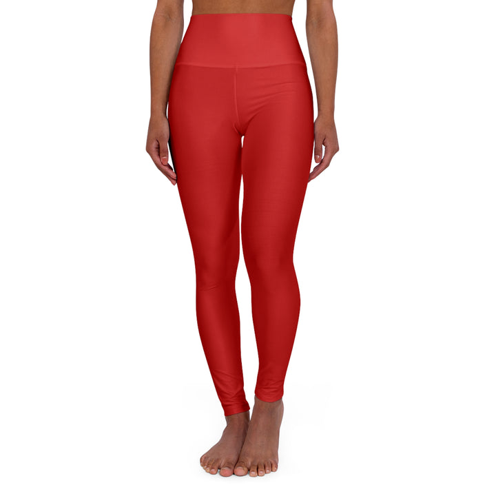 Womens High-waist Fitness Legging Yoga Pants Red - Womens | Leggings | Yoga