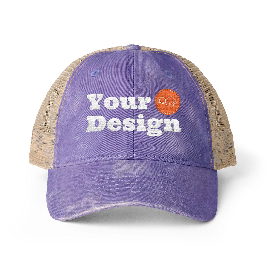 Womens Mesh-Back Embroidered Cap