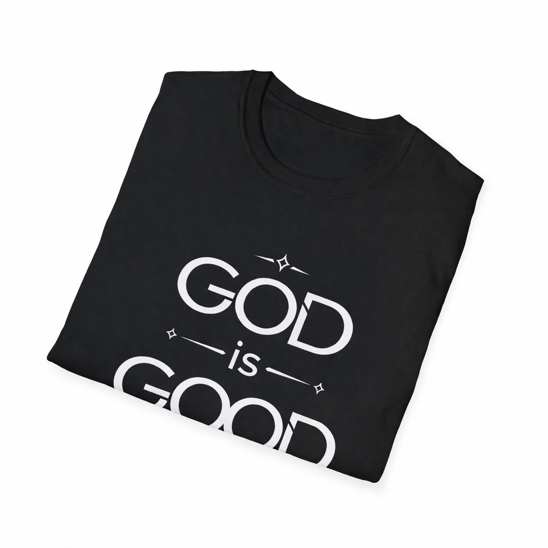 Mens Graphic T-Shirt - God Is Good - Inspirational Tee