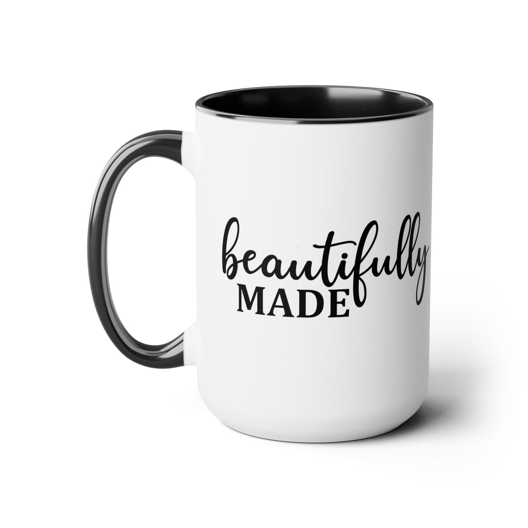 Accent Ceramic Coffee Mug 15oz - Beautifully Made - Inspiration Affirmation