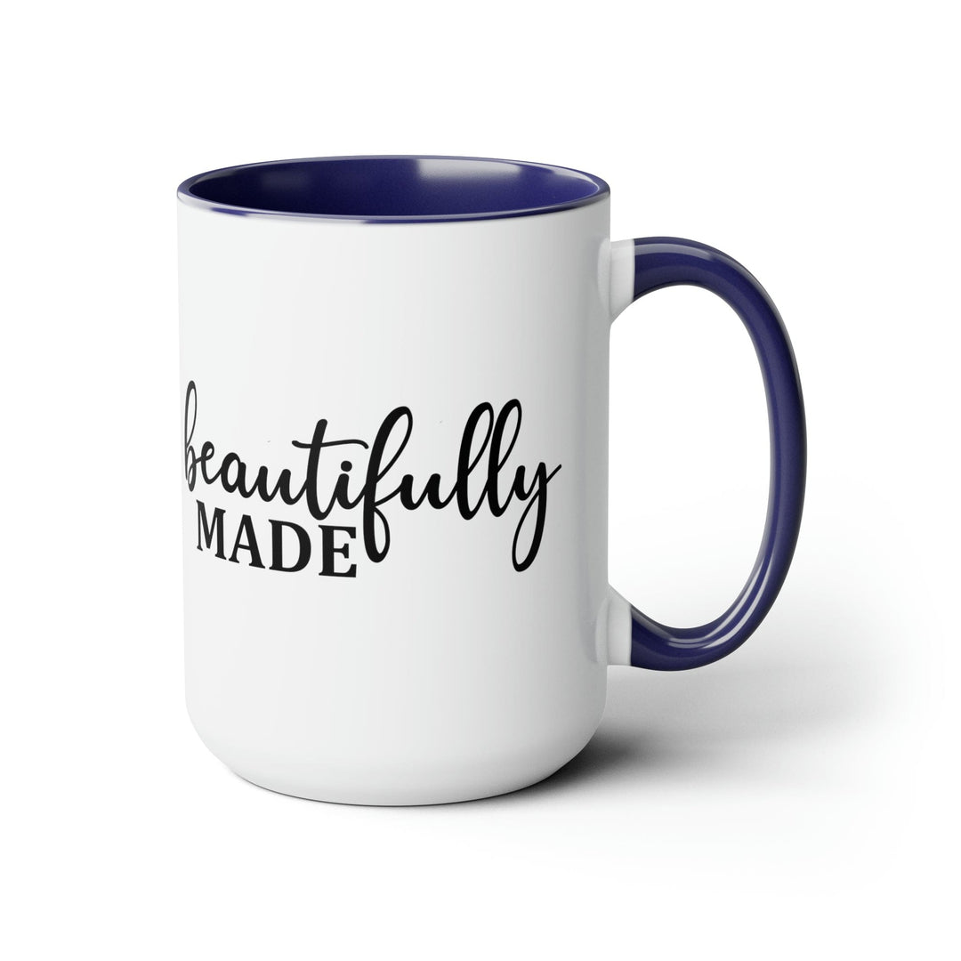 Accent Ceramic Coffee Mug 15oz - Beautifully Made - Inspiration Affirmation