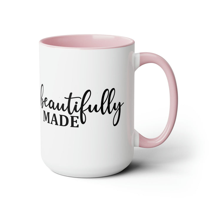 Accent Ceramic Coffee Mug 15oz - Beautifully Made - Inspiration Affirmation