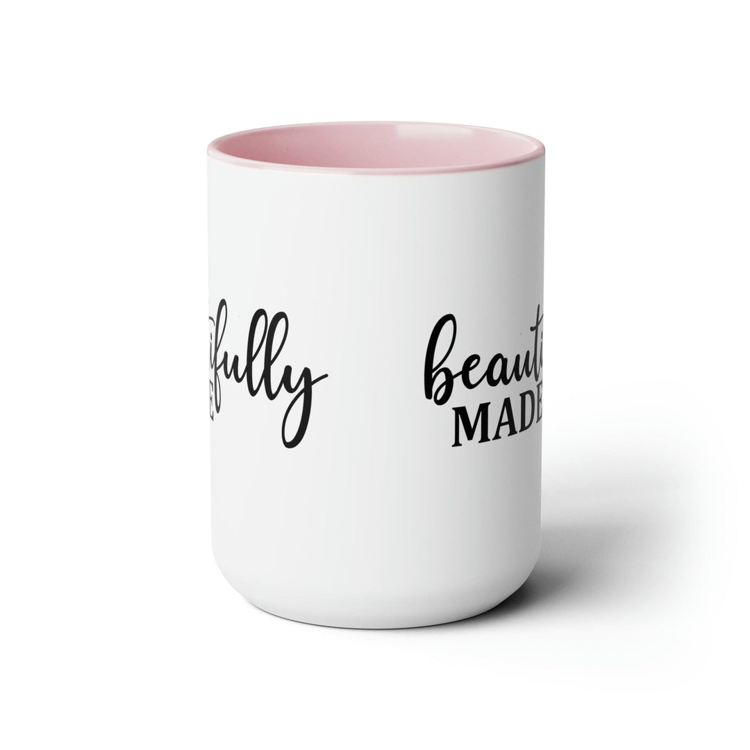 Accent Ceramic Coffee Mug 15oz - Beautifully Made - Inspiration Affirmation