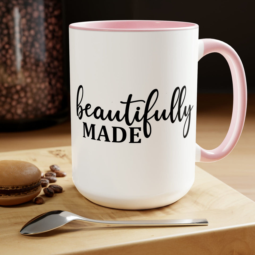 Accent Ceramic Coffee Mug 15oz - Beautifully Made - Inspiration Affirmation