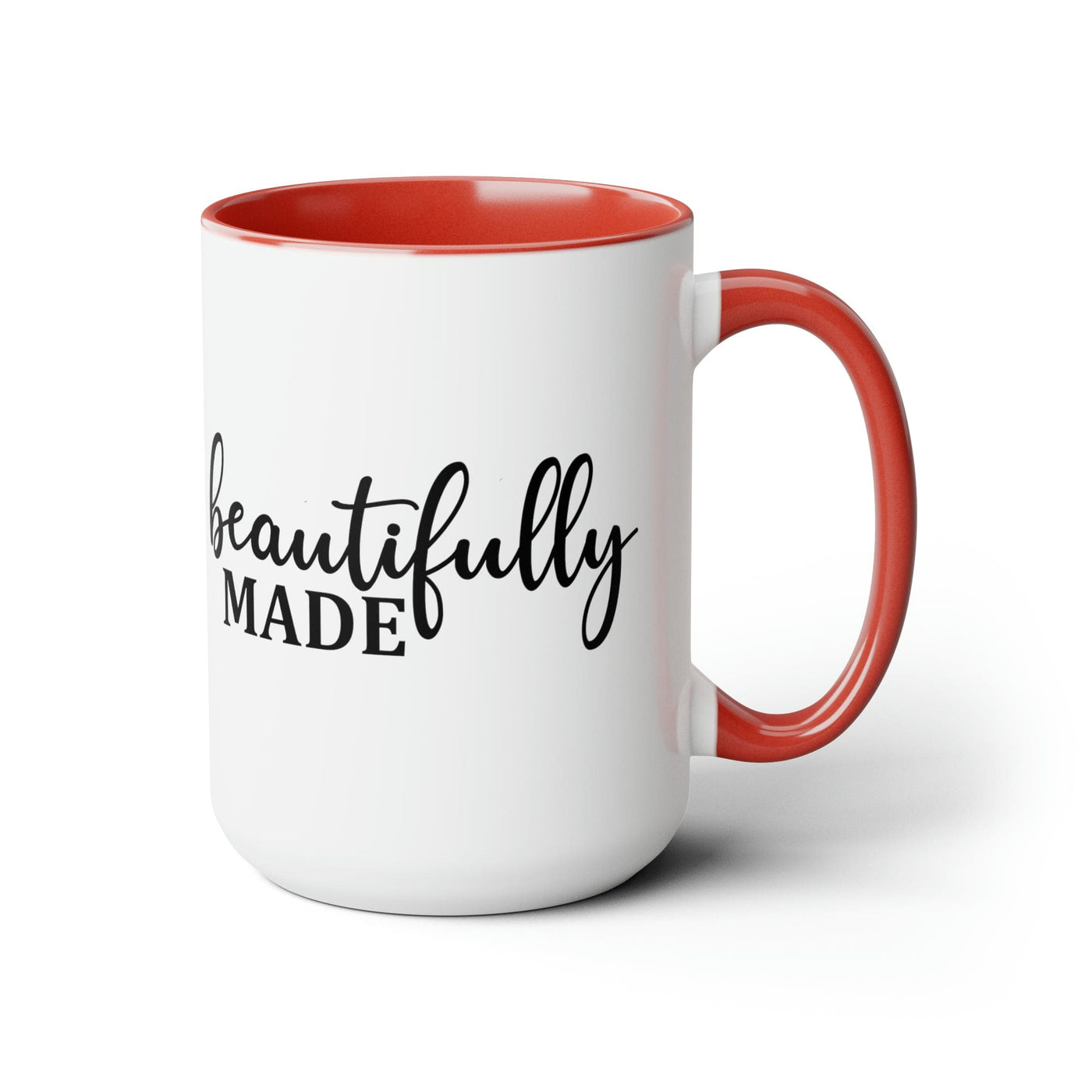 Accent Ceramic Coffee Mug 15oz - Beautifully Made - Inspiration Affirmation