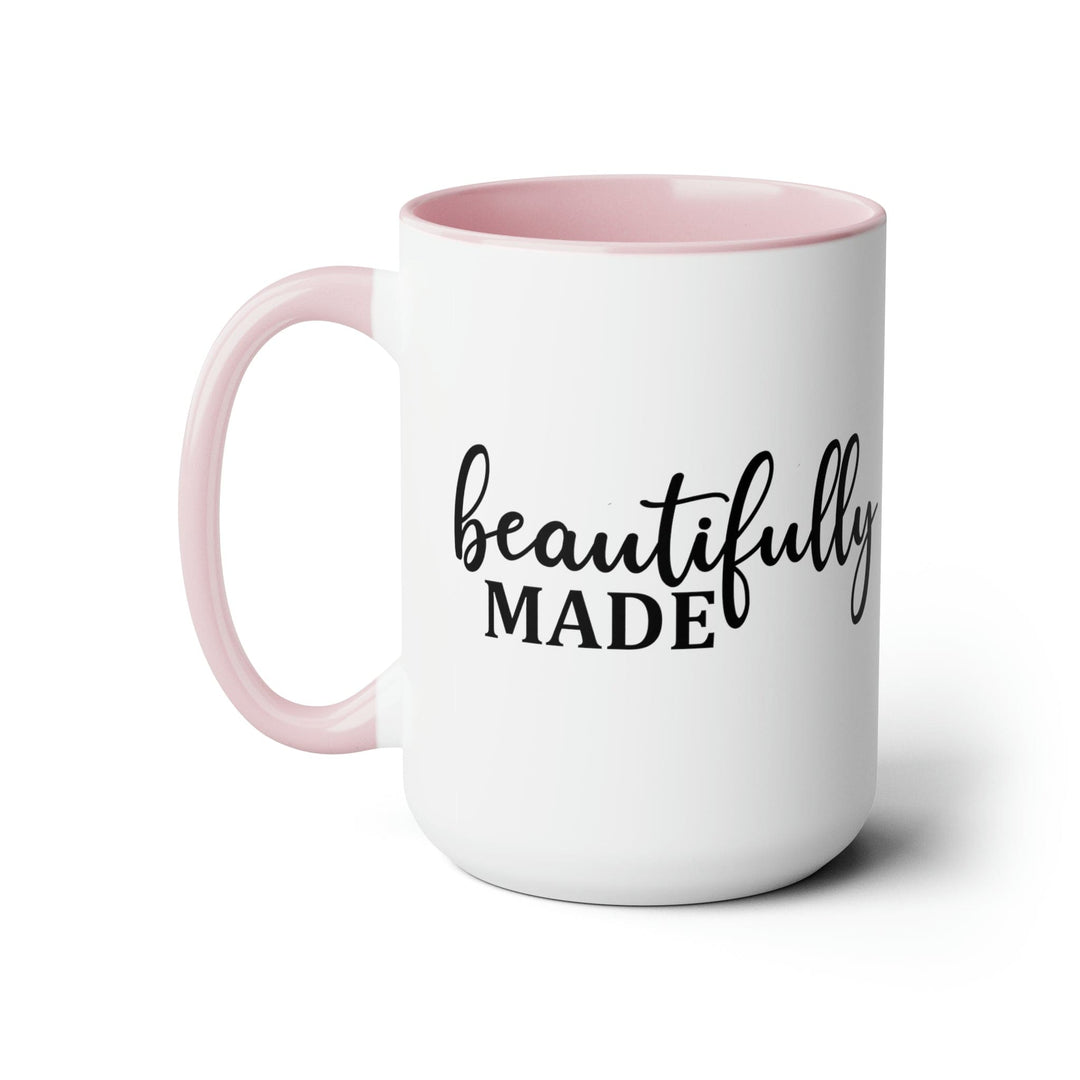 Accent Ceramic Coffee Mug 15oz - Beautifully Made - Inspiration Affirmation