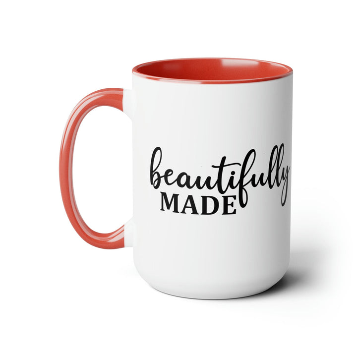 Accent Ceramic Coffee Mug 15oz - Beautifully Made - Inspiration Affirmation