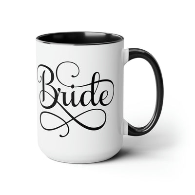 Accent Ceramic Coffee Mug 15oz - Bride Accessories Wedding - Decorative