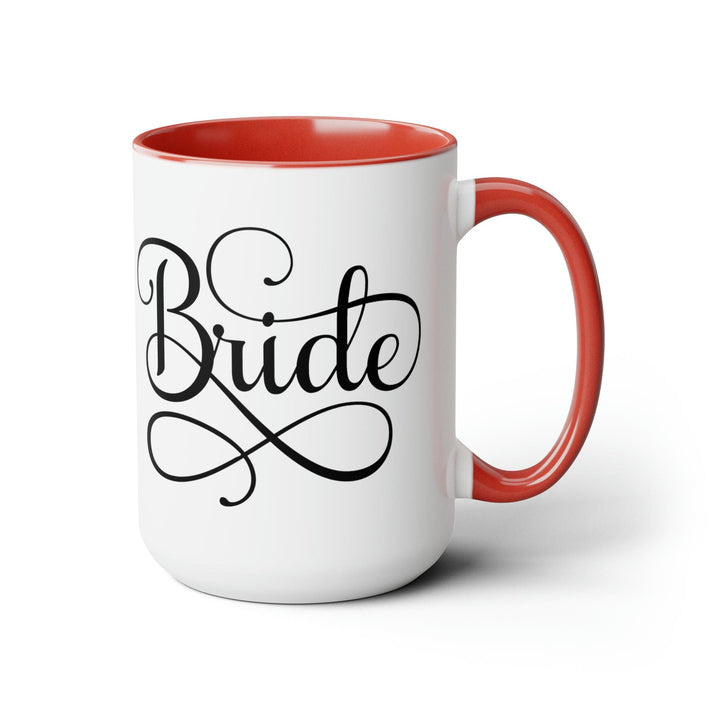 Accent Ceramic Coffee Mug 15oz - Bride Accessories Wedding - Decorative