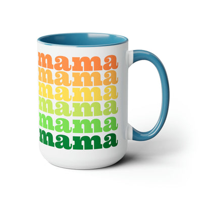 Accent Ceramic Coffee Mug 15oz - Mama Celebrating Mothers - Decorative | Ceramic