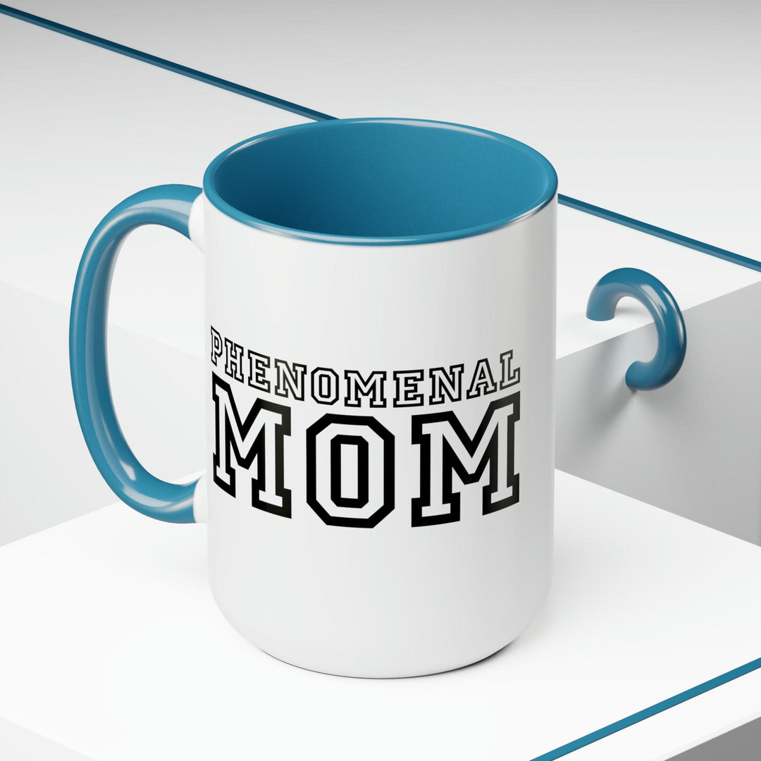 Accent Ceramic Coffee Mug 15oz - Phenomenal Mom a Heartfelt Gift for Mothers