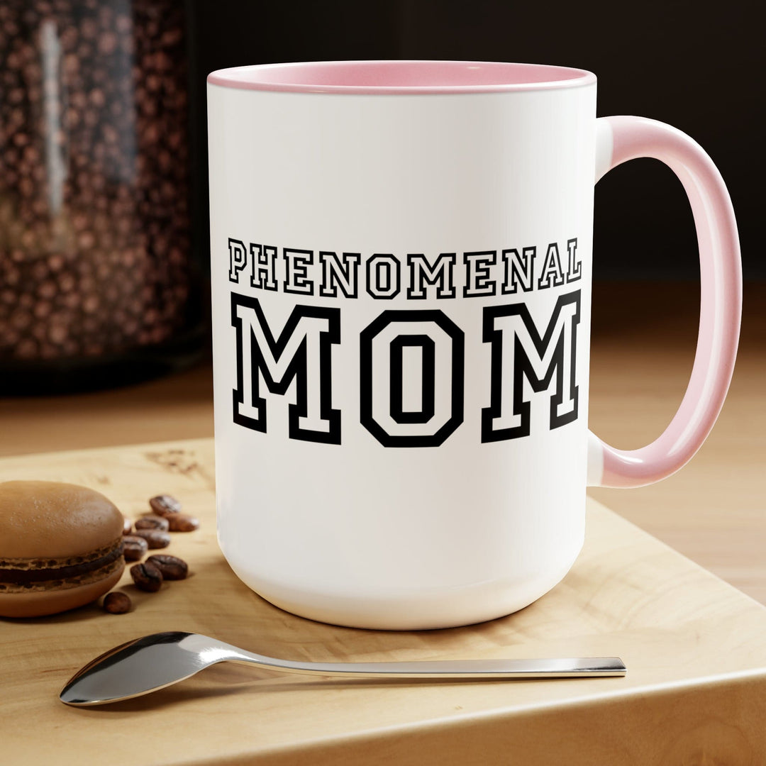 Accent Ceramic Coffee Mug 15oz - Phenomenal Mom a Heartfelt Gift for Mothers