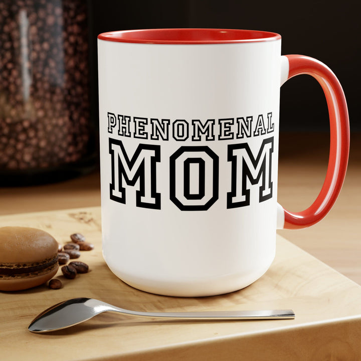 Accent Ceramic Coffee Mug 15oz - Phenomenal Mom a Heartfelt Gift for Mothers