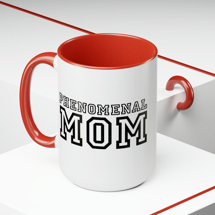 Accent Ceramic Coffee Mug 15oz - Phenomenal Mom a Heartfelt Gift for Mothers