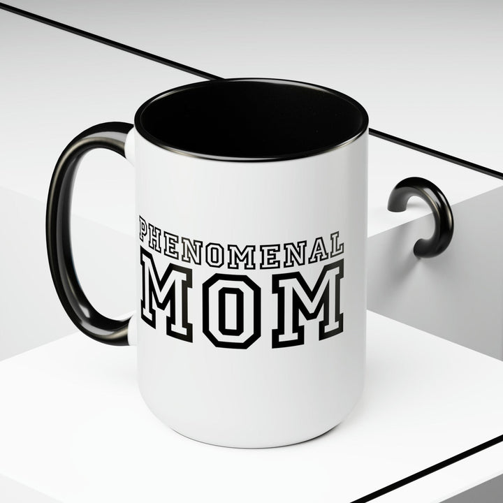 Accent Ceramic Coffee Mug 15oz - Phenomenal Mom a Heartfelt Gift for Mothers