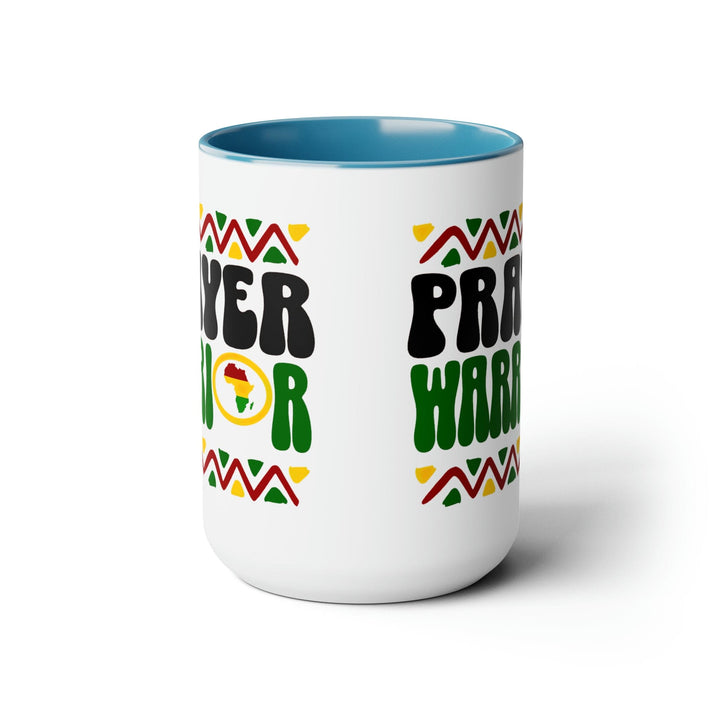 Accent Ceramic Coffee Mug 15oz - Prayer Warrior - Christian Inspiration Africa