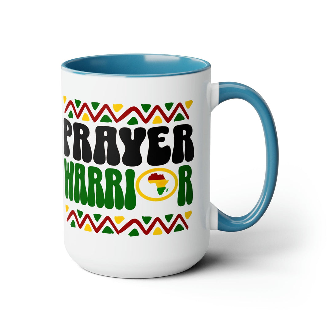 Accent Ceramic Coffee Mug 15oz - Prayer Warrior - Christian Inspiration Africa