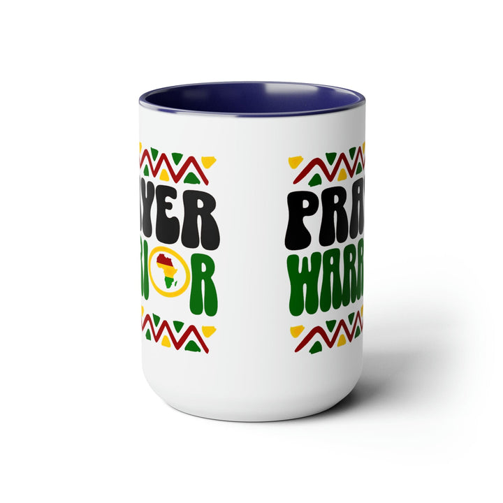 Accent Ceramic Coffee Mug 15oz - Prayer Warrior - Christian Inspiration Africa