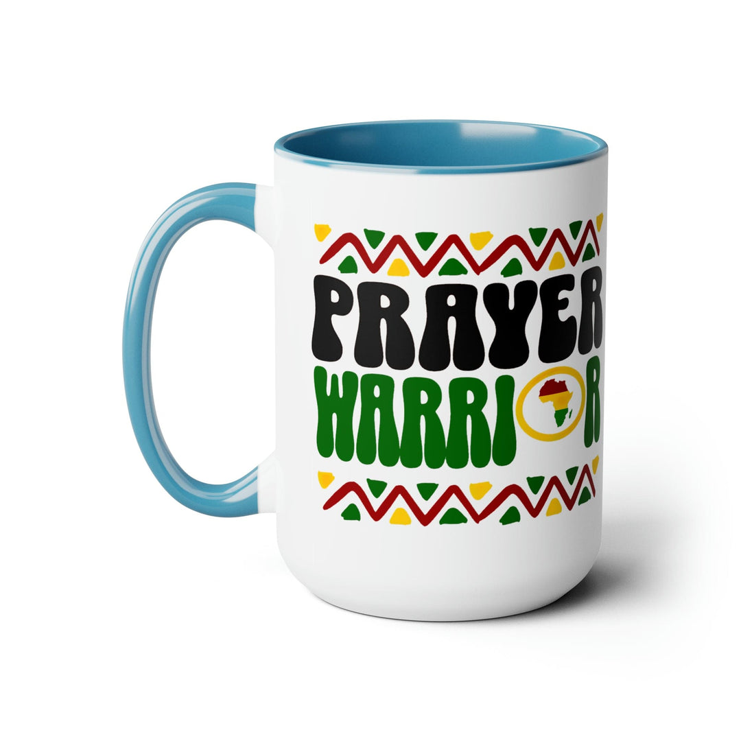 Accent Ceramic Coffee Mug 15oz - Prayer Warrior - Christian Inspiration Africa