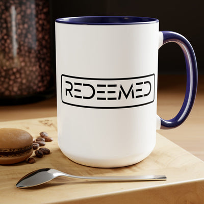 Accent Ceramic Coffee Mug 15oz - Redeemed Black Illustration - Decorative |