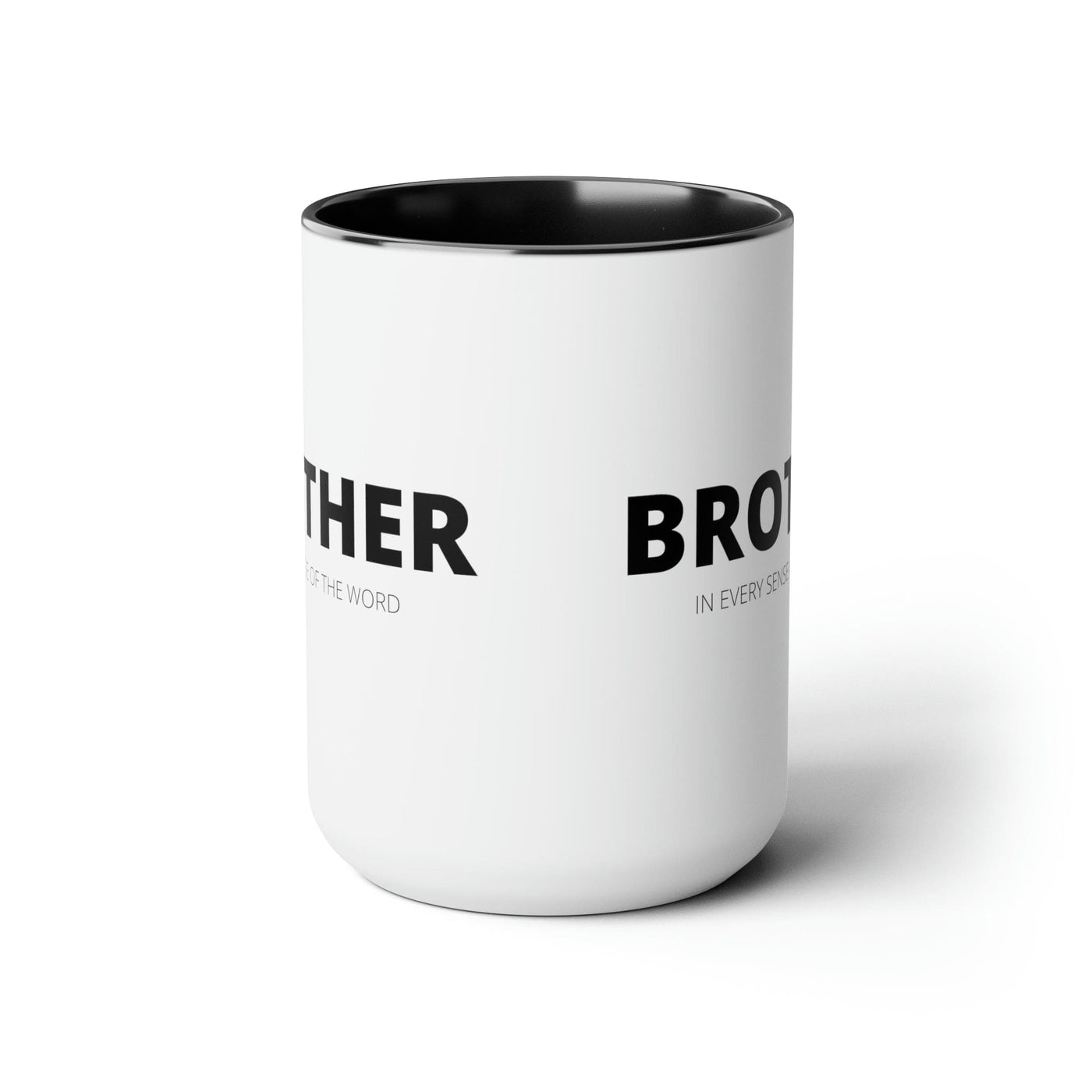 Accent Ceramic Coffee Mug 15oz - Say It Soul Brother (in Every Sense