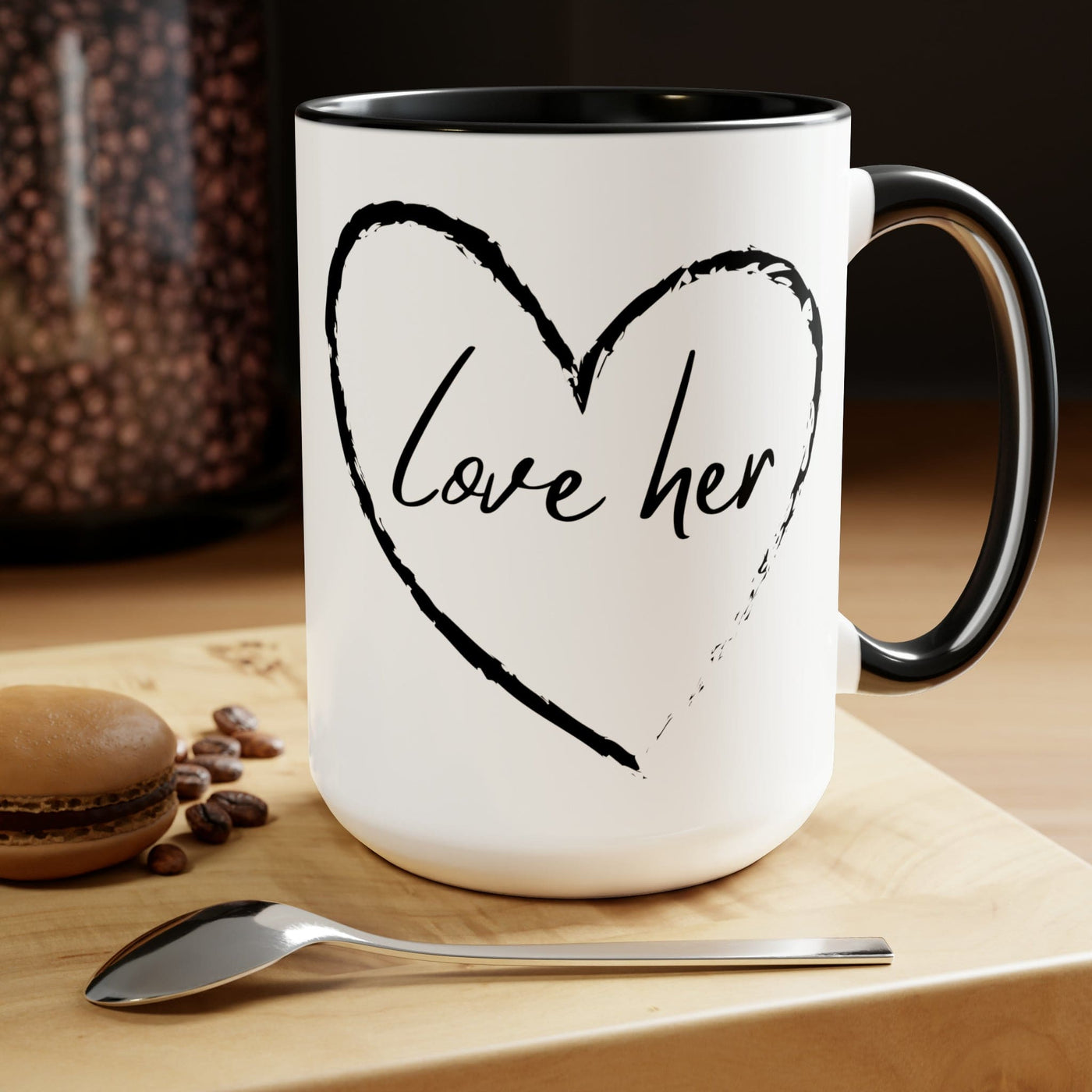 Accent Ceramic Coffee Mug 15oz - Say It Soul Love Her - Mug