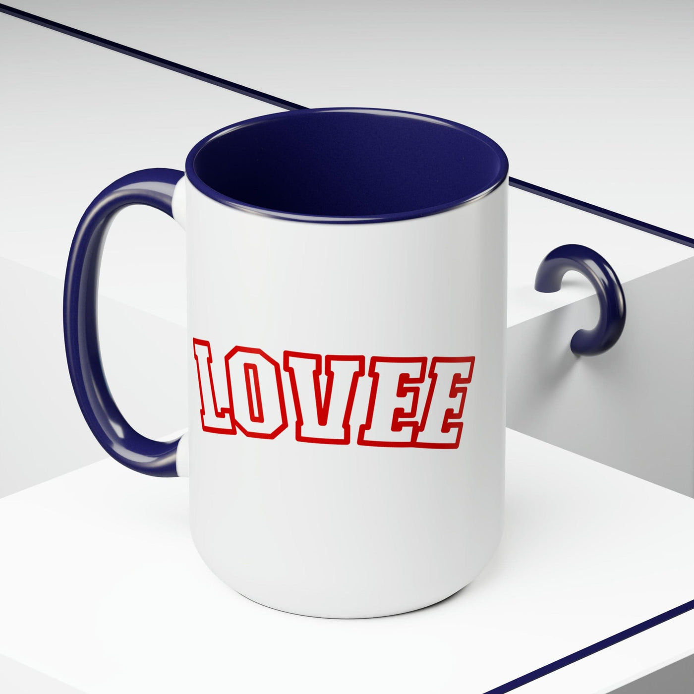 Accent Ceramic Coffee Mug 15oz - Say It Soul Lovee - Decorative | Ceramic Mugs
