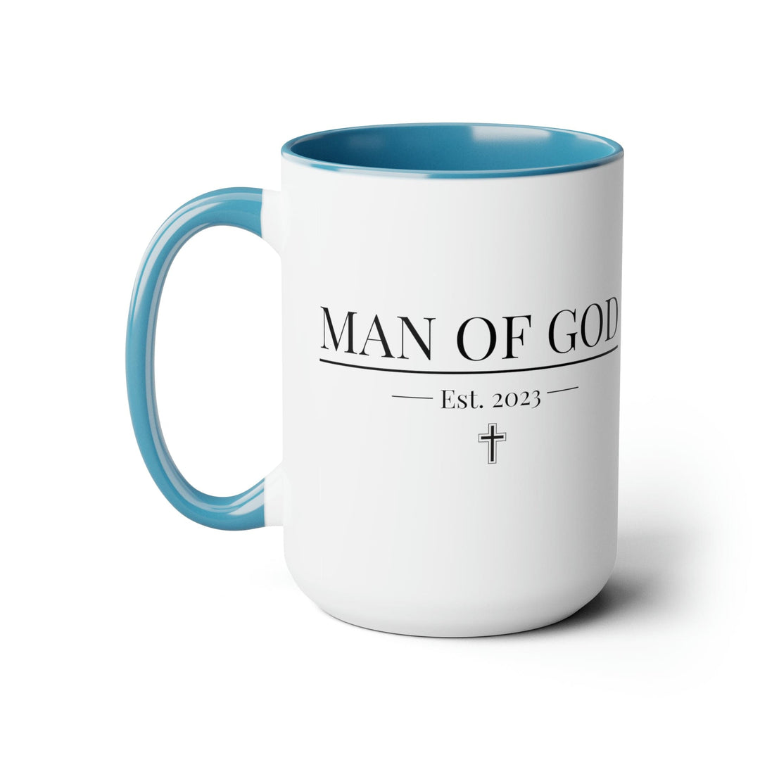 Accent Ceramic Coffee Mug 15oz - Say it Soul Man of God T-shirt Christian